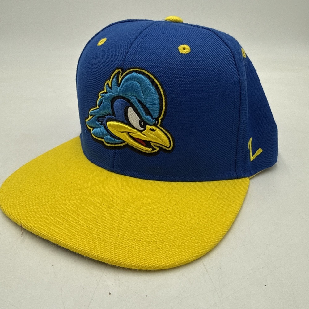 Zephyr Delaware Fightin Blue Hens Hat Mens OS Blue New NCAA Snapback Cap